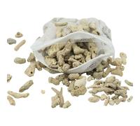 MYRIONT 500g/1.1lb Crushed Coral for Freshwater Aquarium, Pond Filter Aquarium Filter Media to Raise ph, Reusable Aquarium Filter, Fish Tank Coral Stones