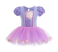 MYRISAM Sofia Princess Leotards for Girls Ballet Dance Tutu Skirted Ballerina Dress Birthday Fancy Party Halloween Costumes 4-5T