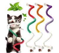 MyrkalaToy Cat Chew Rope Toys, 9 Pack Kitten Toys, Interactive Cat Chew Toy for Indoor Cats, Dental Health and Stress Relief, Includes 3 Bite Ropes and 6 Sticks