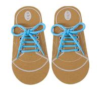 MYRLOFT 2 Pack Shoe Lace Practice for Kids, Wooden Lacing Shoe Toy to Learn to Tie Shoe Laces Kids, Educational Fine Motor Skill Learning Toy for Toddlers Ages 3-6