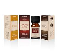 Myrrh, Dragons Blood & Benzoin Essential Oil Diffuser Blend Set by Aromafume | 3x10ml (0.33 fl oz) | Aromatherapy Oils for Spiritual Protection & Wellness | Charged with Pure Resins