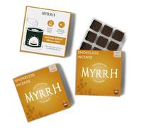 Myrrh Incense Bricks Refill Pack with Commiphora Myrrha, 3x9, Aromafume | Commiphora Myrrha Tree, Native to Africa | Ideal for Spirituality & Positivity | Natural & Non-Toxic
