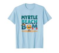 Myrtle Beach Bum Vacation Sun Fun Beach Lover Gift T-Shirt, Men, Baby Blue, M