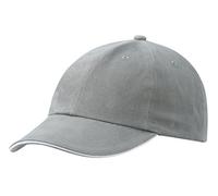 Myrtle Beach Classical allround cap with contrasting sandwich (dark-grey/white)