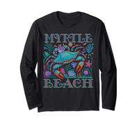 MYRTLE BEACH SC BLUE CRAB SUMMER BEACH VACATION GIFTS Long Sleeve T-Shirt