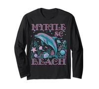 MYRTLE BEACH SC DOLPHIN LOVER COLORFUL BEACH SOUVENIR Long Sleeve T-Shirt