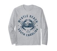 Myrtle Beach South Carolina Crab Vintage Pride Long Sleeve T-Shirt
