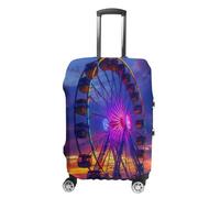 Myrtle Beach South Carolina Ferris Wheel Luggage Cover Travel Suitcase Protector Anti-Scratch Suitcase Cover M