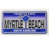Myrtle Beach South Carolina License Plate Dual Layer MDF Magnet