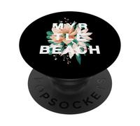 Myrtle Beach South Carolina Palm Sunset Design PopSockets Adhesive PopGrip