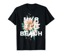 Myrtle Beach South Carolina Palm Sunset Design T-Shirt