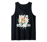 Myrtle Beach South Carolina Palm Sunset Design Tank Top