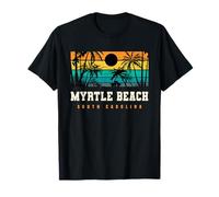 Myrtle Beach South Carolina Retro Sunset T-Shirt