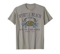 Myrtle Beach South Carolina Since 1562 Crab Purple Letters T-Shirt