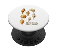 Myrtle Beach South Carolina Travel Vacation Shelling PopSockets Adhesive PopGrip
