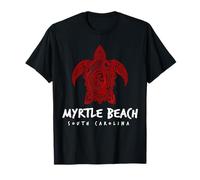 Myrtle Beach South Carolina Tribal Sea Turtle Beach Design T-Shirt