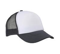 Myrtle Beach Trendy 5 panel mesh cap in many colour combinations (white/graphite)