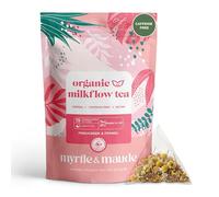 Myrtle & Maude Milk Flow Tea - Lactation Support for Breastfeeding Mums, Certified Organic, Certified Vegan, Made in the UK, Herbalist Formulated, Caffeine Free, 15 Biodegradable Tea Bags