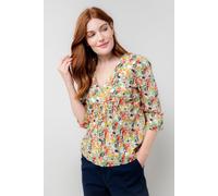 Myrtle Top 3/4 Sleeve Mayflower Lily & Me White 10