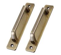 MyrXFb Handle,Door Handle,Sliding Door Handle,2pcs Barn Door Handles Kitchen Handles Sliding Door Handles(Green Bronze,Hole Distance: 128mm)