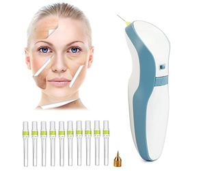 My's beauty Maglev Plasma Pen Skin Tightening Tag Spot Wart Mole Remover Kit with 10pcs 30G-S 0.3 * 21mm Needles Disposable Replacement Accessories