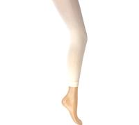 MYSASI Children's Footless Opaque Tights Size. 11-14 years. Cream.