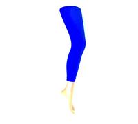 Mysasi Children's Footless Opaque Tights Size. 6-8 years. Electric Blue.
