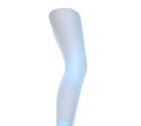 MYSASI Children's Footless Opaque Tights Size. 6-8 years Light Blue.