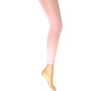 MYSASI Girls Footless Opaque Tights Size. 11-14 years. Light Pink.