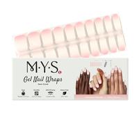 MYSc Semi-Cured Gel Nail Wraps, 20 UV Gel Strips for a Long-Lasting, Salon-Quality Manicure at Home, Easy to Apply, No Smudges, Easy to Remove, Works with Any UV Lamp (Ombre Frenchie)