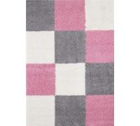 Myshaggy Geometric Pink Rug - 80X150 cm
