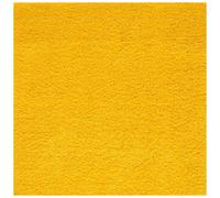 Myshaggy Solid Yellow Rug - 120X120 cm