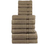 MyShoeStore Bale Set Of 10 Luxury 100% Royal Egyptian Cotton Terry Towel Pure Soft Towels Bathroom Face Hand Bath Towels Hotel Quality Absorbent Sheet In Variety Of Colours