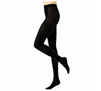 MyShoeStore Heat Machine Ladies Fleece Lined Tights Womens Soft Warm Cosy Brushed Leggings 3 Tog Rating Thermal Thick Extra Warmth Winter Warming Stretch Foot Pants(1 x Full Foot, M/L)