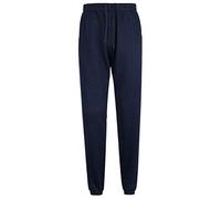 MyShoeStore Ladies Joggers Womens Jogging Tracksuit Casual Lounge Wear Bottoms Sports Gym Training Trousers Cuffed Hem Ankle Jogger Track Sweat Fleece Jog Pants (Navy, M)