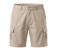 MyShoeStore Men's Active Waist Summer Cargo Shorts Multi-Pocket Regular Fit in Beige | Size: 36 MyShoeStore Beige 36