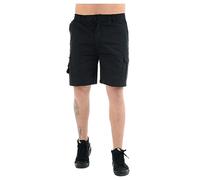 MyShoeStore Men's Cargo Combat Shorts 6 Pocket Cotton Blend Casual Summer Beach Work Shorts Black L