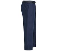 MyShoeStore Mens Formal Trousers Casual Business Office Smart Dress Pants Straight Leg Flat Front Everpress Pockets Waist Size 30 Inch to 50 Inches(Navy Blue, 36/27)