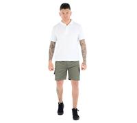 MyShoeStore Men's Men's Poly Cotton Zip Cargo Combat Shorts in Khaki | Size: Large MyShoeStore Khaki L