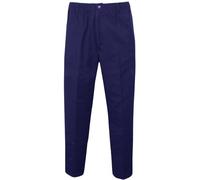 MyShoeStore Mens Rugby Trousers Full Elasticated/Casual Formal Smart Look with Pocket Draw Cord Pants Sizes 30-48 (Navy,34/27)