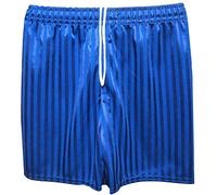 MyShoeStore Unisex PE Shorts Boys Girls Kids Children Adults Back to School Uniform Shadow Stripe Sports Gym Football Games P.E. Pull Up Short(1 Pack Royal Blue, 3-4 Years)