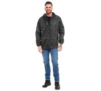 MyShoeStore Unisex Plain Kagool Raincoat Mens Womens Ladies Waterproof Summer Hooded Cagoule Lightweight Casual Jacket Shower Proof Windbreaker Kagoul Outdoor Festival Mac Top