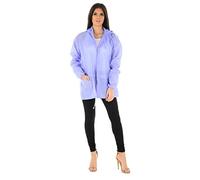 MyShoeStore Unisex Plain Kagool Raincoat Mens Womens Ladies Waterproof Summer Hooded Cagoule Lightweight Casual Jacket Shower Proof Windbreaker Kagoul Outdoor Festival Mac Tops(Lilac, L)