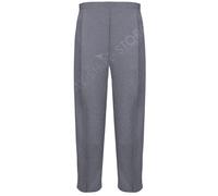 MyShoeStore Women's Straight Leg Half Elastic Trousers in Grey | Size: 20S MyShoeStore Grey 20S