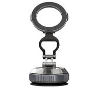 MYSISLE Upgraded 360° Vacuum Magnetic Phone Holder, Suction Cup Phone Mount [80+LBS Suction & 2000gf Magnetic], Foldable Phone Stand for Phone 16-12