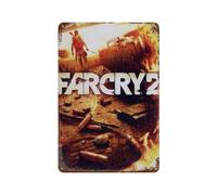 MYSJWLPOT Video Game Far Cry 2 Metal Poster Wall Decor Art Metal Tin Poster Modern Home Decor Art Metal Poster Home Bar Shop Decorations Vintage Sign Gift 11.8"x7.9"