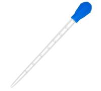 Myslie Aquarium Feeder Pipette, Long Coral Fish Feeder with Dual Scales, Multi-Function Aquatic Tank Siphon for Water Changing and Feeding, Fish Tank Cleaning Tool Blue (17.72 inch)