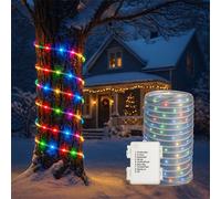 mysmartbuy 10 m Multi-Colour or Candy Cane Rope Light 100 LED Battery Operated | Size: 10m mysmartbuy Multicolor 10m