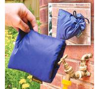 mysmartbuy 2 x Tap Jackets - Outdoor Insulated Quilted Waterproof Tap Protector Covers - Prevent Taps from Freezing in Cold Conditions in Blue mysmartbuy Blue