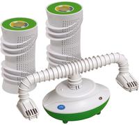 mysmartbuy 2x Rechargeable Dehumidifiers with Recharge Station & Shoe Drying Attachment - Prevent Humidity, Damp, Condensation & Mustiness in White mysmartbuy White